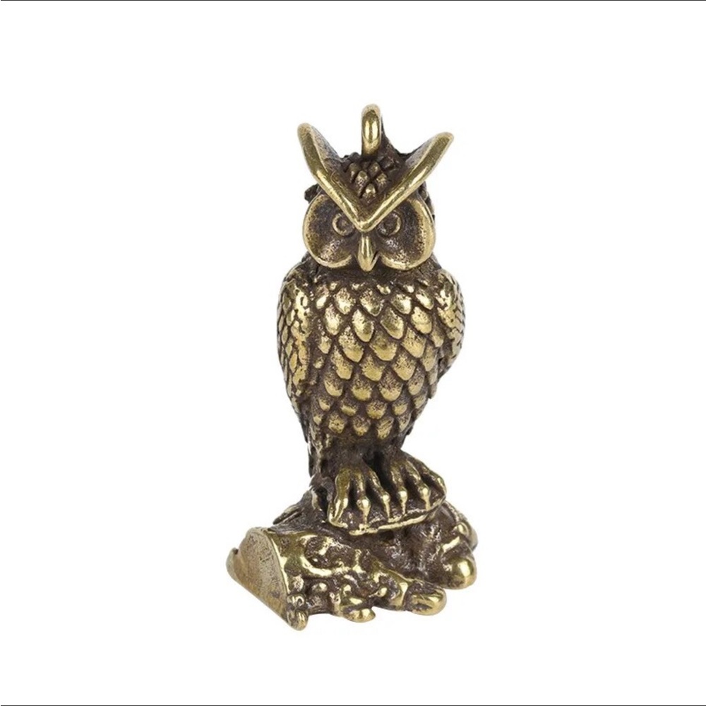 Collectible Brass OWL pendant - Picture 2 of 8